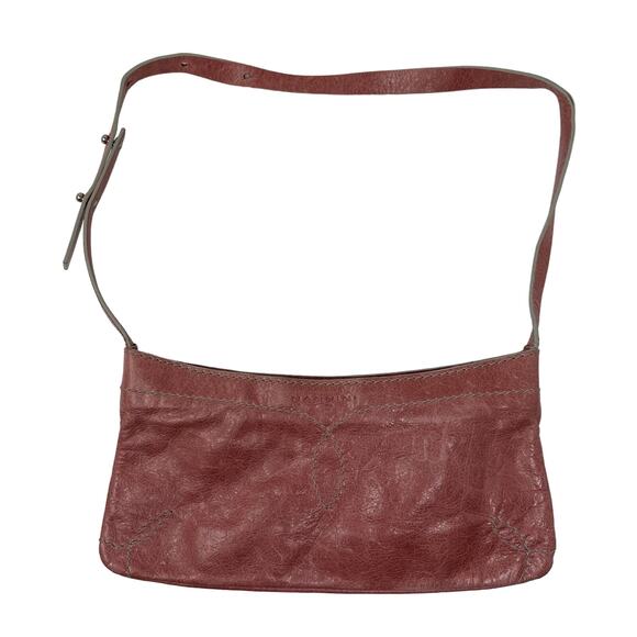 Nannini Y2K Vintage Mini Handbag Pink Leather Shoulder Strap - Picture 1 of 6